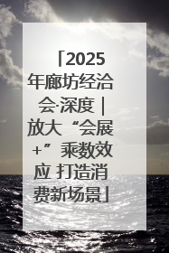 2025年廊坊经洽会·深度｜放大“会展+”乘数效应 打造消费新场景